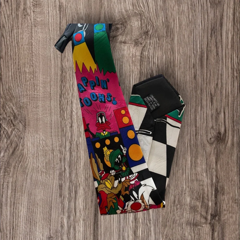 ❤️Vintage Looney Tunes Character Warner Bros. Men's Colorful Ties. Bundle